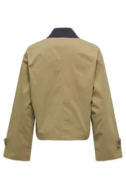 New Only Onlorchid Short Bow Coat 4741481 Ermine Night Sky