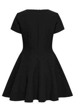 Discount Only Onlorleen Life S/S Peplum Dress Tlr Ox 4961550 Black