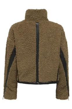 Online Only Onlpatti Life Teddy Short Jacket Cc 4768223 Cocoa Créme