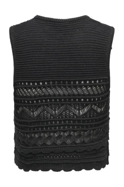 Outlet Only Onlpaula Sl O-Neck Top Knt 4710550 Black