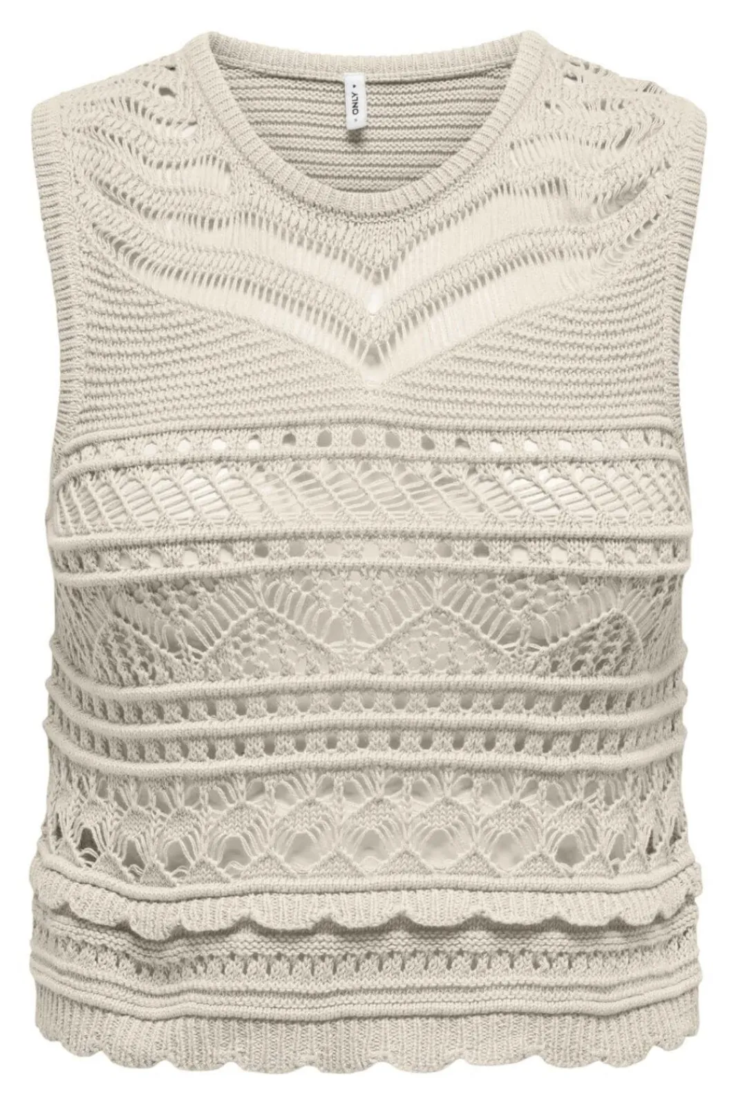 Best Only Onlpaula Sl O-Neck Top Knt 4795365 Birch