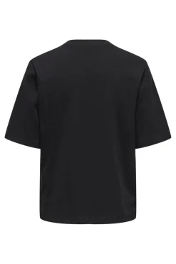 Discount Only Onlpuri Life S/S Top Box Pri 4955266 Black Electric + Label Puri Thunder