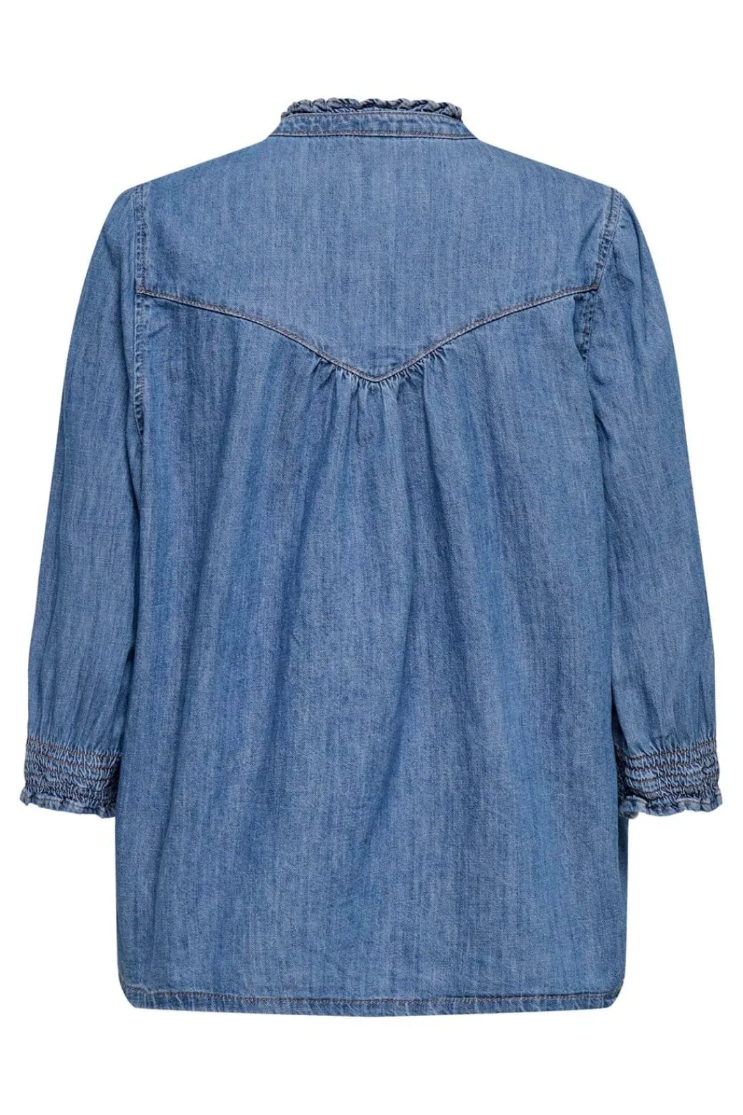 Outlet Only Onlraya 3/4 Shirt Akm 4850545 Medium Blue Denim