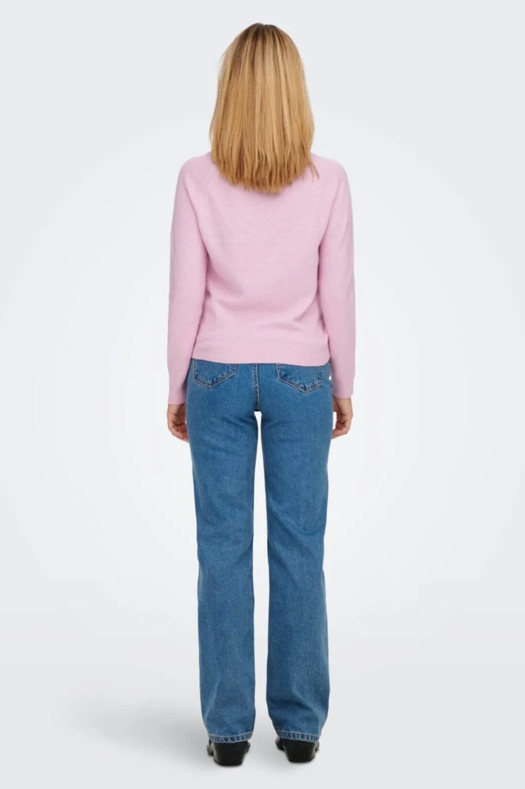 New Only Onlrica Life L/S Pullover Knt 4043939 Pastel Lavender W. Melange