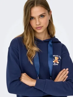 Clearance Only Onlricky L/S Hood Box Swt 4924855 Naval Academy Love + Naval Academy Sateen Strings