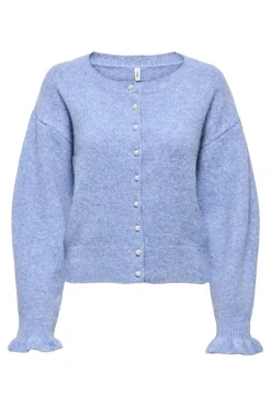 Outlet Only Onlrima Life Ls Button Cardigan Knt 4954761 Ultramarine Melange/Pearl Button