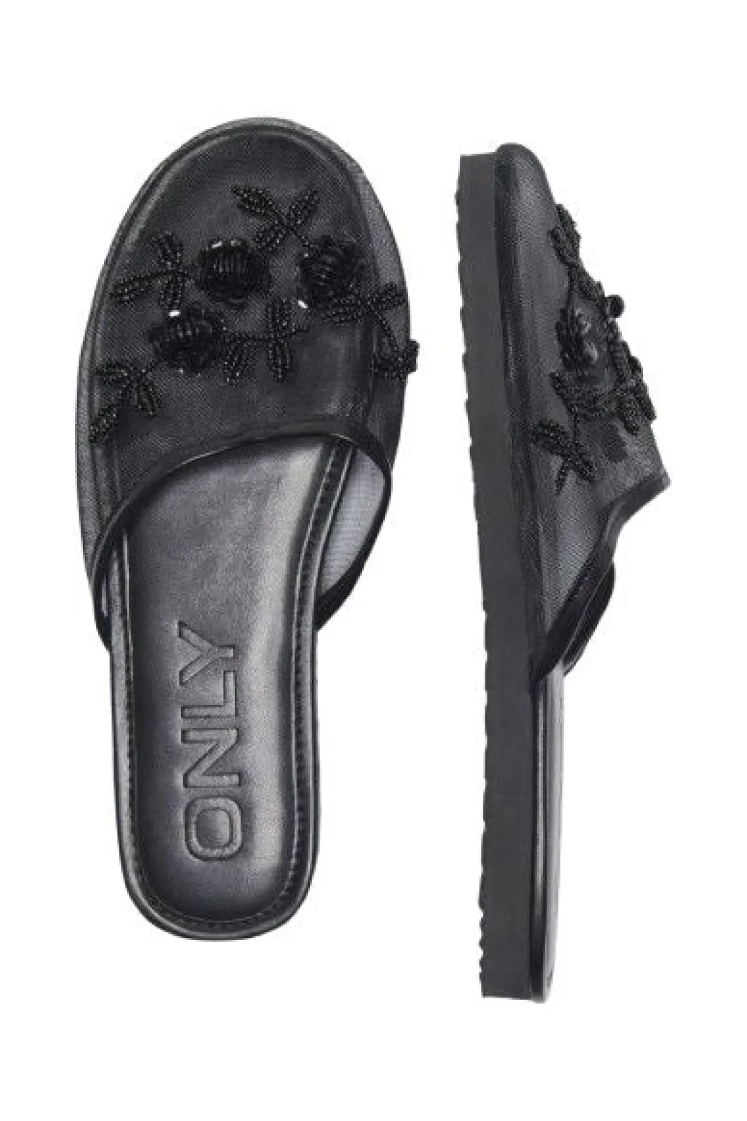 Best Only Onlrio Mesh Bling Slipper 4813580 Black