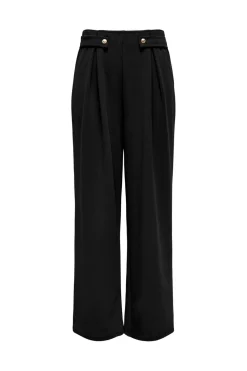 Only Onlsania Button Wide Pant Cc 4980384 Black