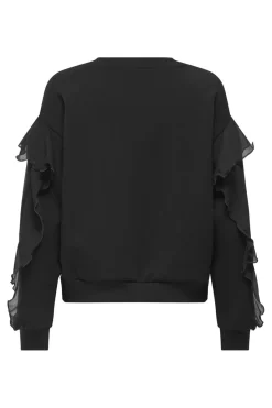 Hot Only Onlscarlet L/S Flounce Swt 4957253 Black