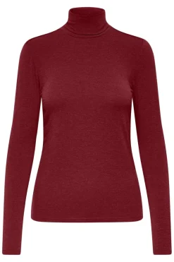 Only Onlsia L/S Roll Neck Top Box 4891631 Black Coffee Melange