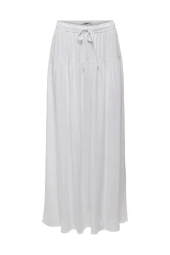 Hot Only Onlsiesta Linen Bl Long Skirt 4714254 Bright White
