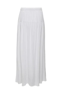 Hot Only Onlsiesta Linen Bl Long Skirt 4714254 Bright White