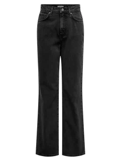 Clearance Only Onlsilje Straight Wide Blk 4463637 Washed Black