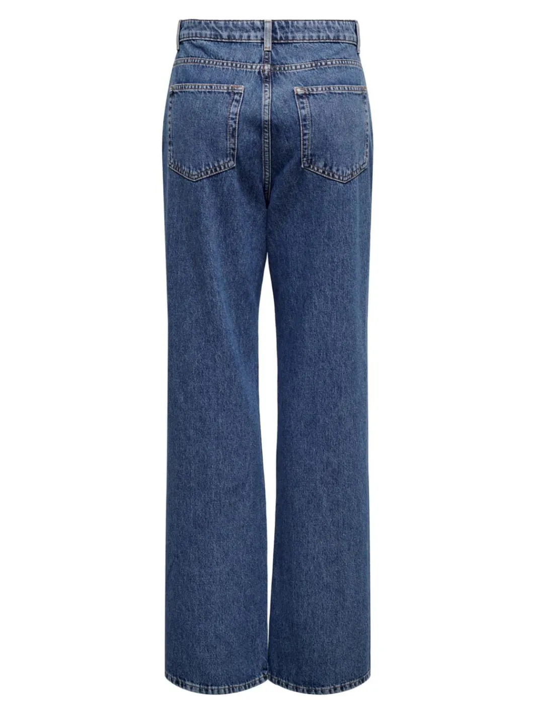 New Only Onlsilje Straight Wide Mbd 4463660 Medium Blue Denim