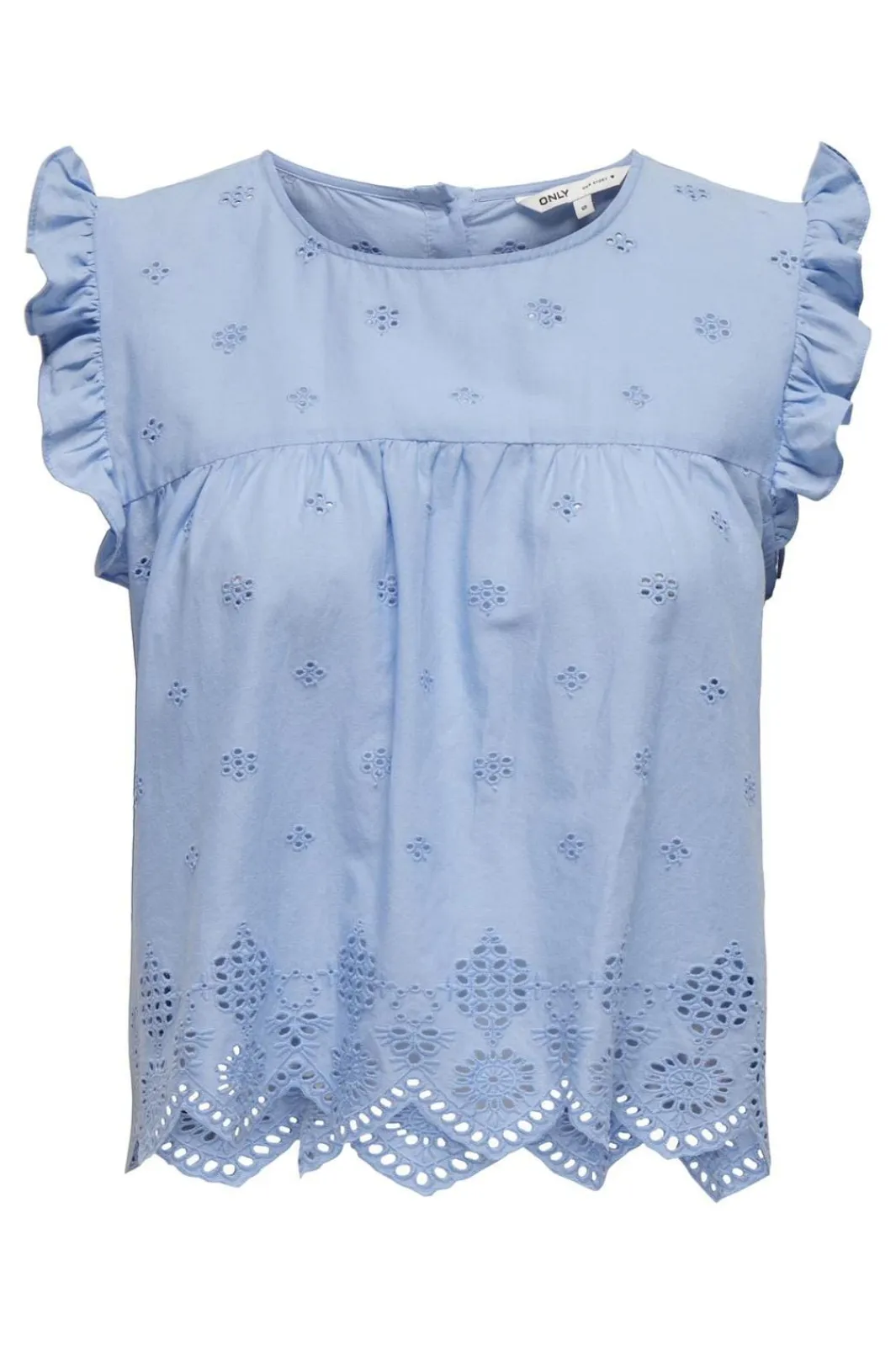 Clearance Only Onlsilla Life S/L Frill Top 15213398 4494597