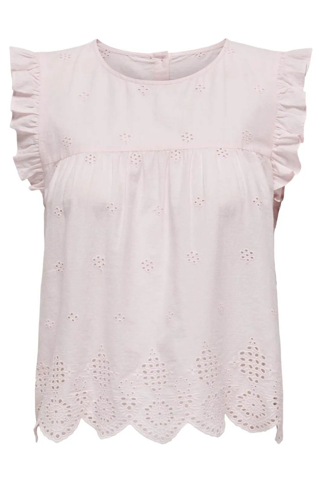 Only Onlsilla Life S/L Frill Top 15213398 4678351