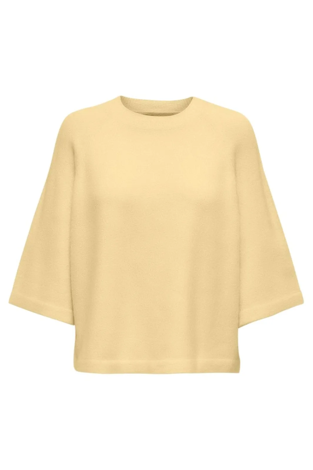 Clearance Only Onlsimoni 3/4 Pullover Knt 4988256 Mellow Yellow Melange