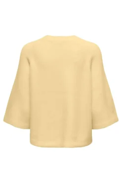 Clearance Only Onlsimoni 3/4 Pullover Knt 4988256 Mellow Yellow Melange
