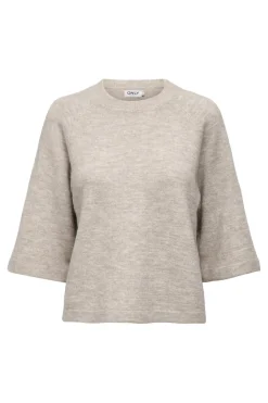 Online Only Onlsimoni 3/4 Pullover Knt 4602440 Pumice Stone Melange