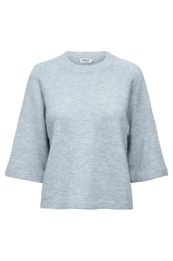 Best Only Onlsimoni 3/4 Pullover Knt 4744392 Cashmere Blue Melange