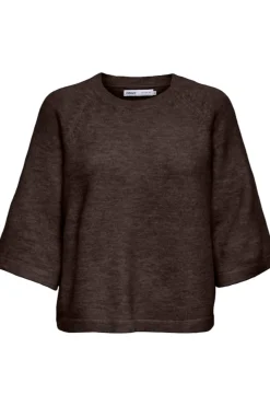 Only Onlsimoni 3/4 Pullover Knt 4924588 Coffee Bean Melange
