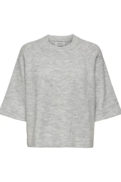 Sale Only Onlsimoni 3/4 Pullover Knt 4600558 Light Grey Melange