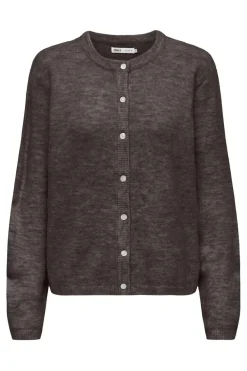 Sale Only Onlsimoni L/S O-Neck Cardigan Knt 4961581 Coffee Bean Melange