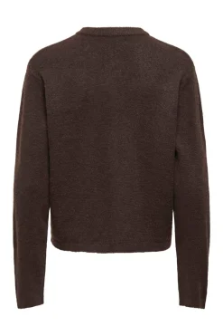 Sale Only Onlsimoni L/S O-Neck Cardigan Knt 4961581 Coffee Bean Melange