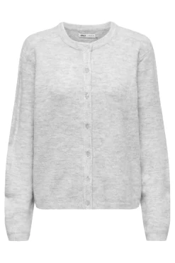 Outlet Only Onlsimoni L/S O-Neck Cardigan Knt 4959608 Light Grey Melange
