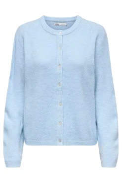 New Only Onlsimoni L/S O-Neck Cardigan Knt 4959606 Cashmere Blue Melange