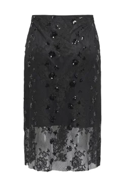 New Only Onlsinna Lace Skirt Xt 4838760 Black