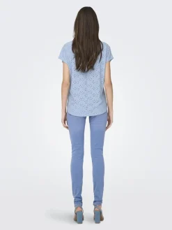 Discount Only Onlsmilla S/S Top 4668838 Soft Chambray