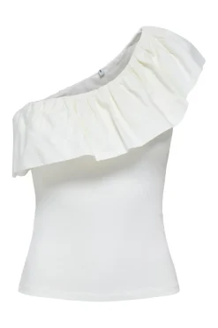 Only Onlsoffy One Shoulder Mix Top Box 4738733 Cloud Dancer