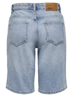 New Only Onlsonny hw wide dnm shorts Light Blue Denim