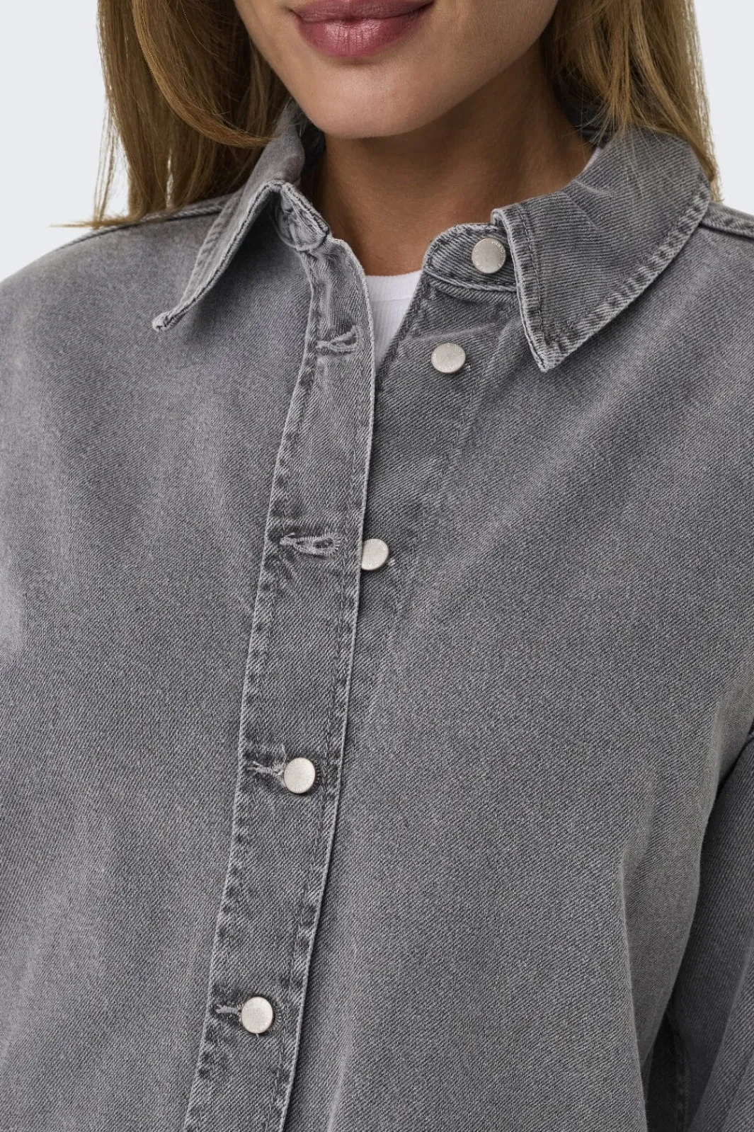 Only Onlsophie L/S Oversized Jkt Sik 4669953 Medium Grey Denim