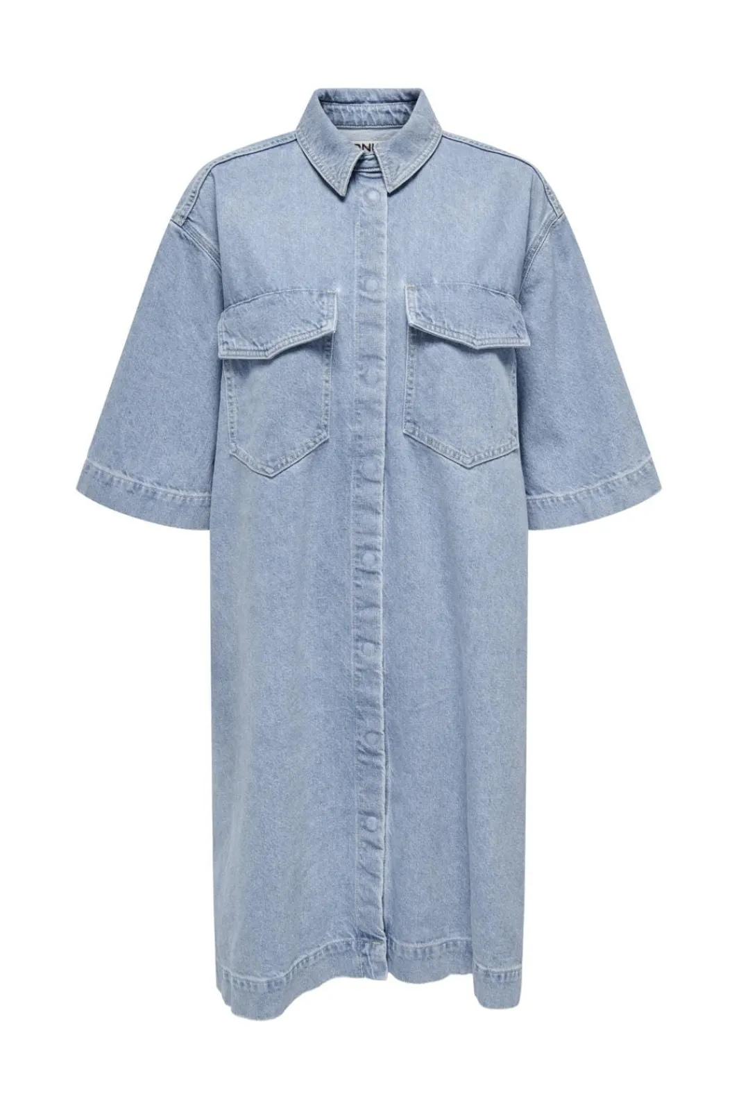 Discount Only Onlsophie S/S Oversize Dress Sik 4546381 Light Blue Denim