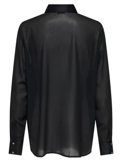 New Only Onlstar Life L/S Breeana Mix Shirt Solid 4883781 Black