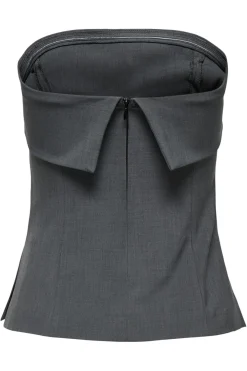 Best Only Onlsvea Life S/L Tube Top Tlr 4759781 Dark Grey Melange