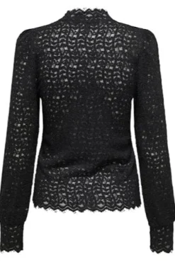 Online Only Onlsvea L/S Mockneck Top 4891444 Black