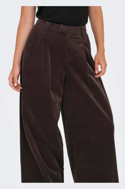 Only Onlsvea-Nessa Cord Wide Pant Cc Tlr 4854242 Seal Brown