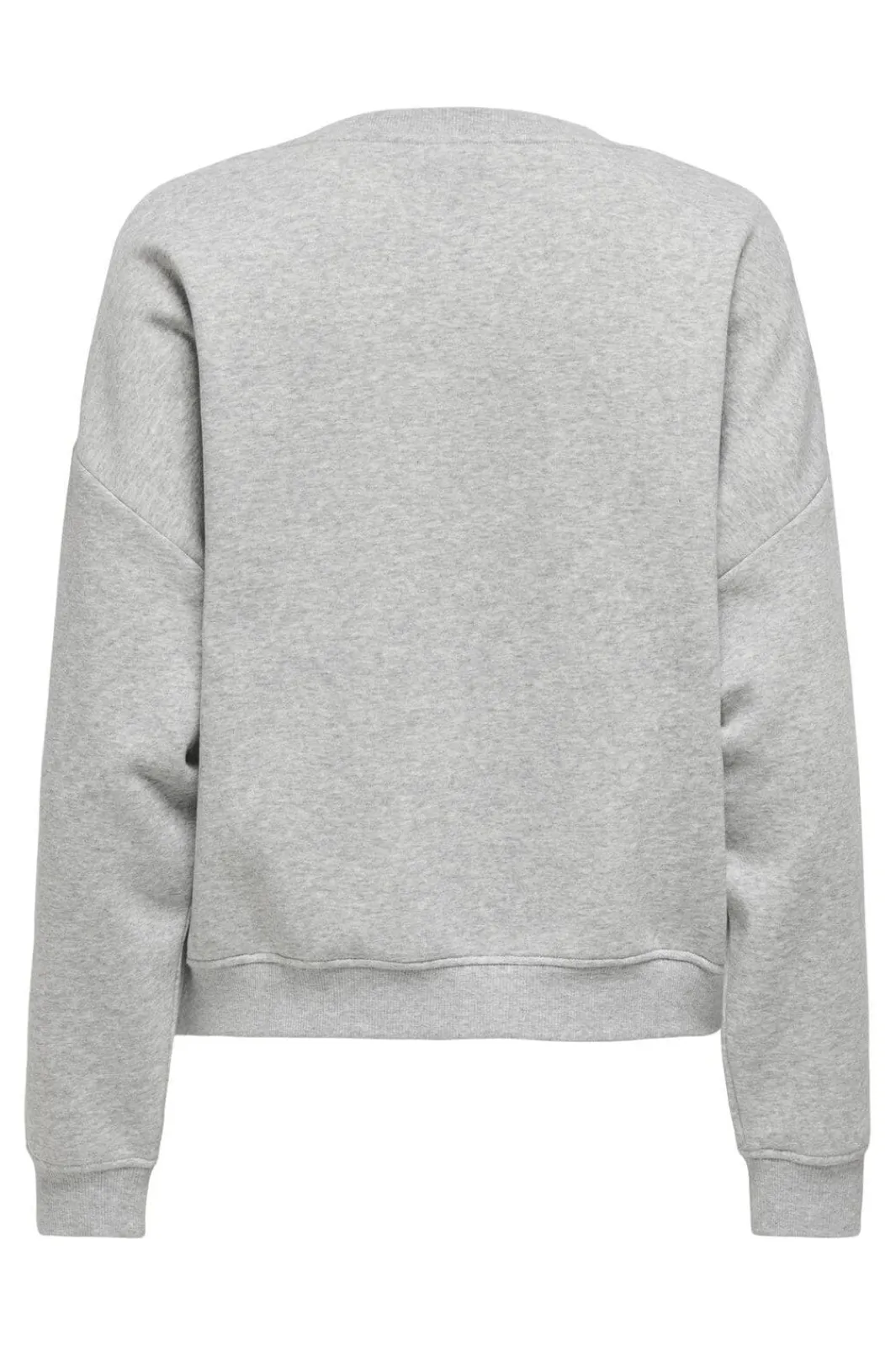 Best Only Onlsweat Life L/S Crew O.Size State 4821530 Light Grey Melange Manhattan