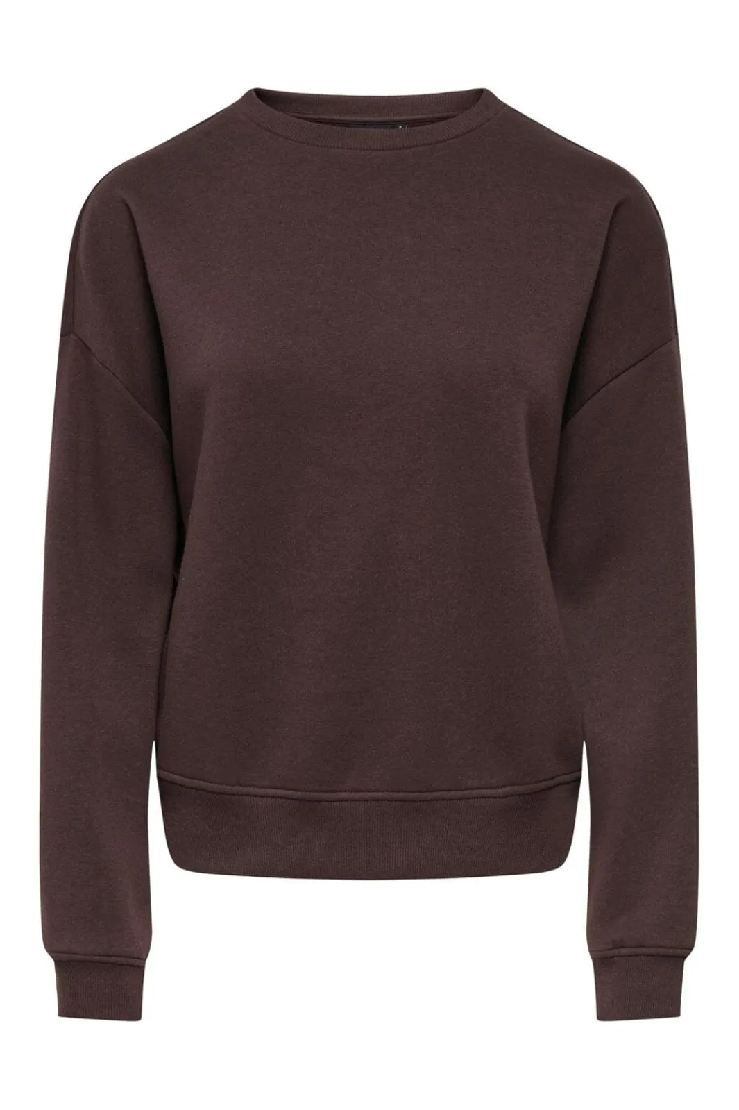 Online Only Onlsweat Life L/S Crew Oversize Swt 5045880 Coffee Bean
