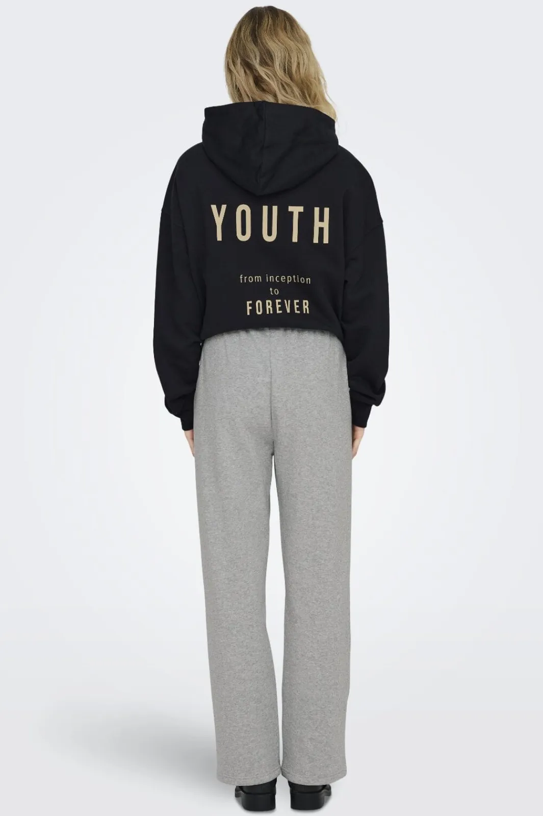 New Only Onlsweat Life Pants Relaxed Swt 4509766 Light Grey Melange