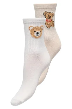 Outlet Only Onlteddy Chenille 2-Pack Sock Acc 4900877 Cloud Dancer Cloud Dancer + Pumice Stone
