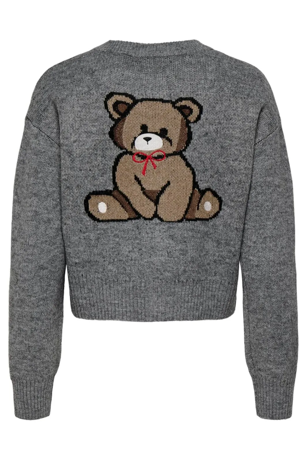 Best Only Onlteddy Ls Cardigan Knt 4882989 Medium Grey Melange Teddy