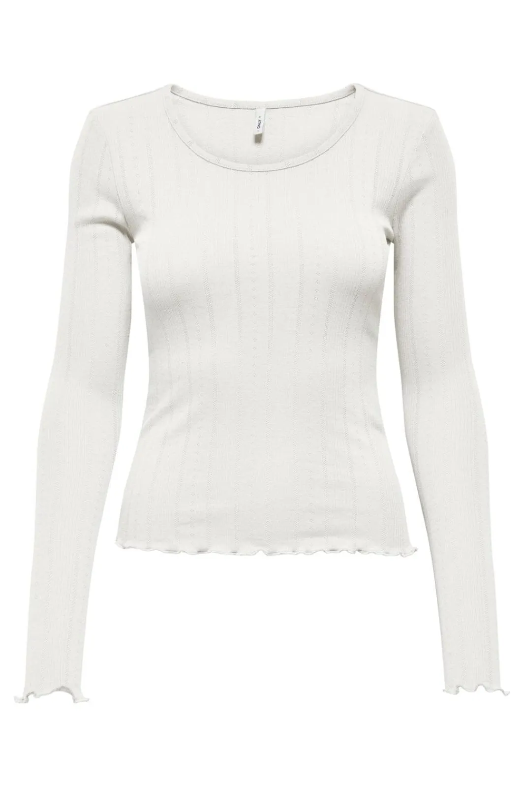 Discount Only Onltenna O-Neck L/S Top 5013026 Cloud Dancer