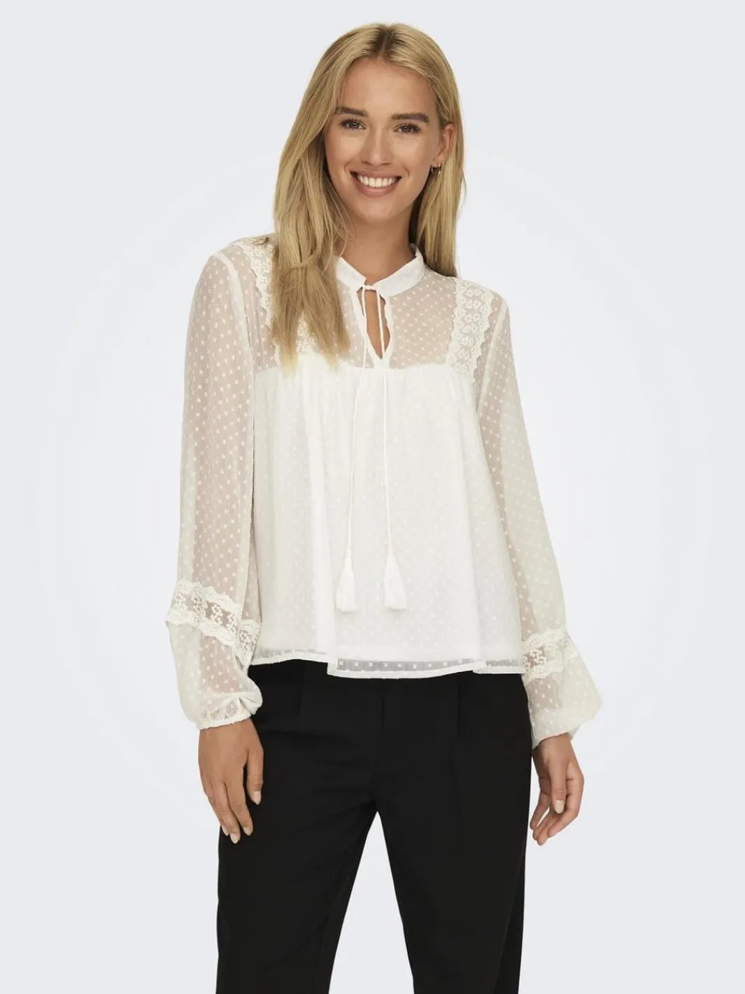 Best Only Onltessa Eliza Ls Top 4314185 Cloud Dancer