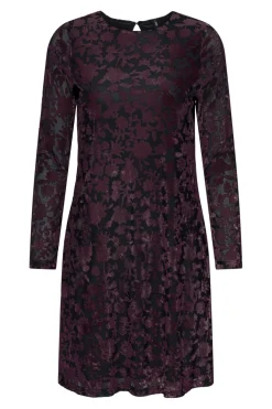 Hot Only Onlthea L/S Flock Dress