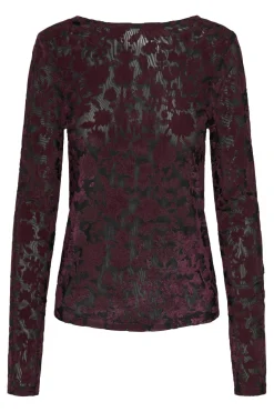 Sale Only Onlthea L/S Flock Top