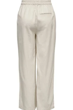 New Only Onltokyo Linen Blend Pant 3996929 Moonbeam